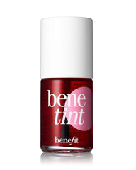 Benefit Bene Tint rose-tinted lip and cheek stain adds natural color for lips and cheeks.