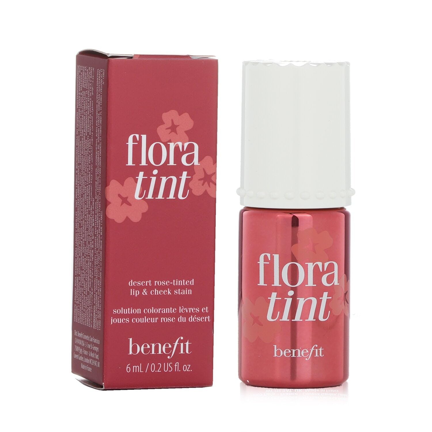 Benefit Benetint doe-foot applicator close-up shows precise, easy application for rosy cheek tint.