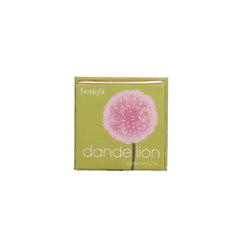 Benefit Dandelion blush swatch highlights creamy, blendable texture for buildable brightness