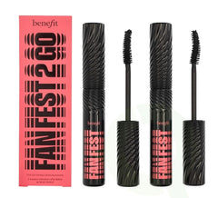 Benefit Fan Fest Mascara mini with wand and packaging, ideal for on-the-go lash refresh.