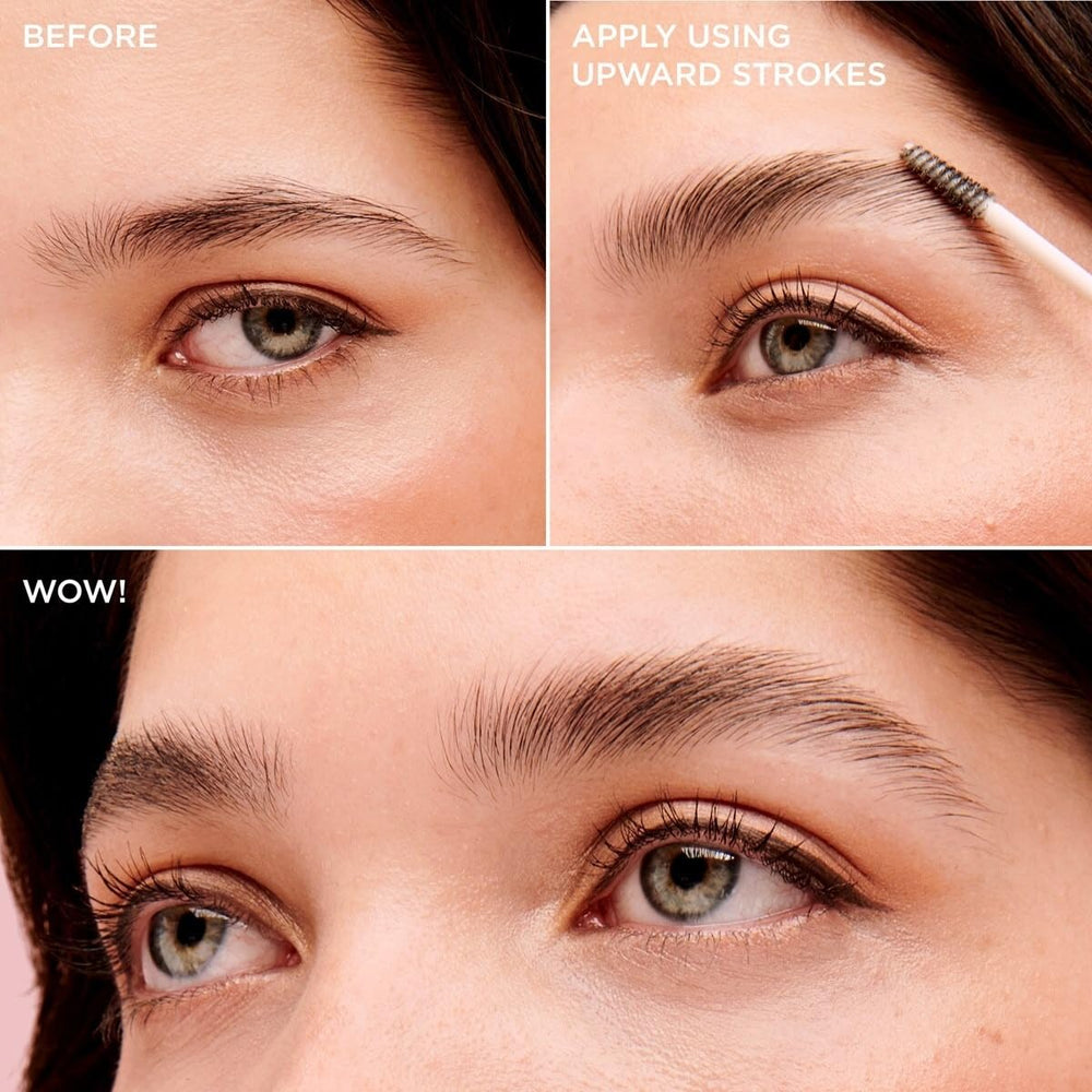 Benefit Fluff Up Brow Wax with argan oil nourishes brows with silky softness