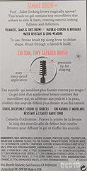 Benefit Gimme Brow buildable-wear gel swatch on skin for lasting definition.
