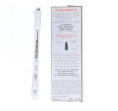 Benefit Goof Proof Brow Pencil DLX in-use on brows for natural filling.