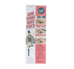 Benefit Goof Proof Brow Pencil DLX shade 03 Medium swatch for color match.