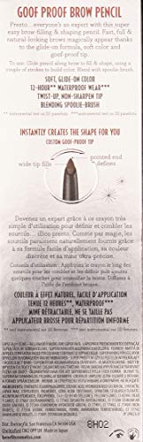 Benefit Goof Proof Brow Pencil No.2 Light wide base fills brows quickly for natural color.