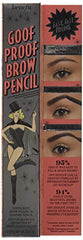 Benefit Goof Proof Brow Pencil spoolie blends brows for natural finish
