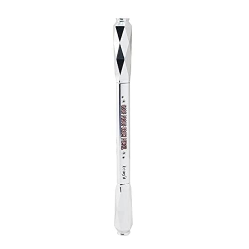 Benefit Goof Proof Brow Pencil spoolie blends color for natural finish