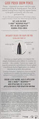 Benefit Goof Proof Brow Pencil spoolie-blend demonstrates seamless finishing.
