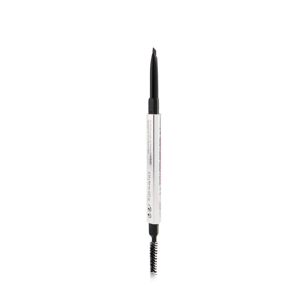 Benefit Goof Proof Brow Pencil tear-drop tip shapes brows for quick, natural fills.