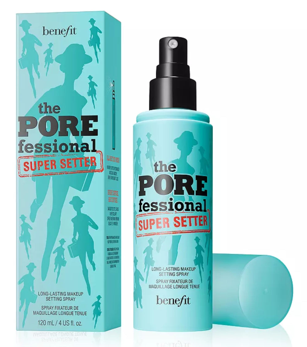 Benefit POREfessional Super Setter spray mist delivers pore-blurring finish