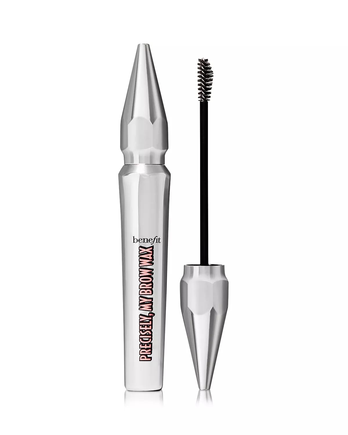 Benefit Precisely Brow Wax swatch reveals rich color with instant payoff for defined brows.