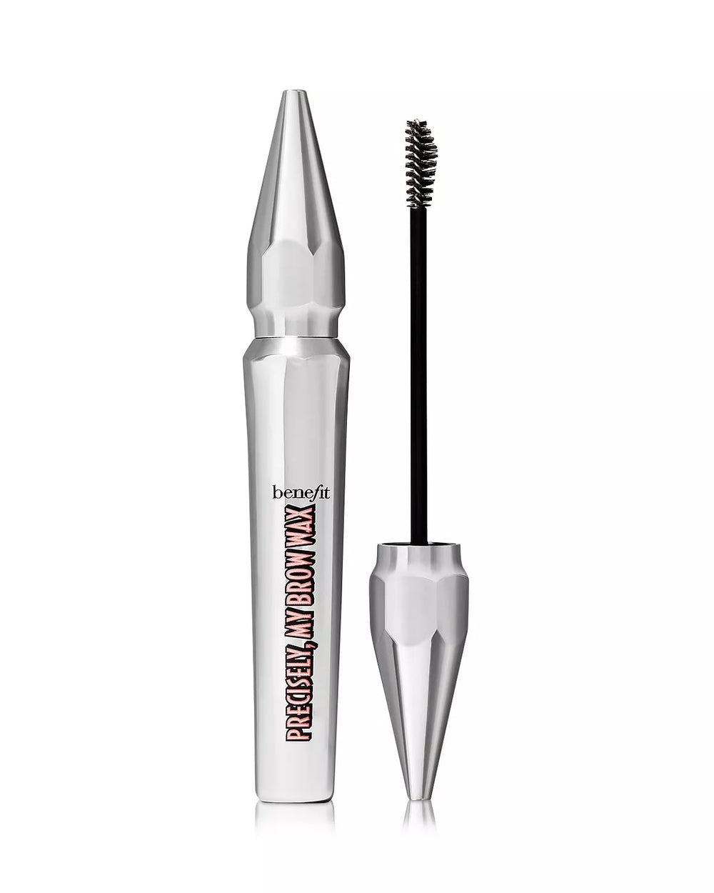 Benefit Precisely Brow Wax swatch reveals rich color with instant payoff for defined brows.
