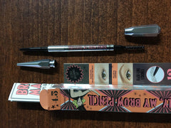 Benefit Precisely, My Brow Pencil application strokes illustrate natural hair-like definition