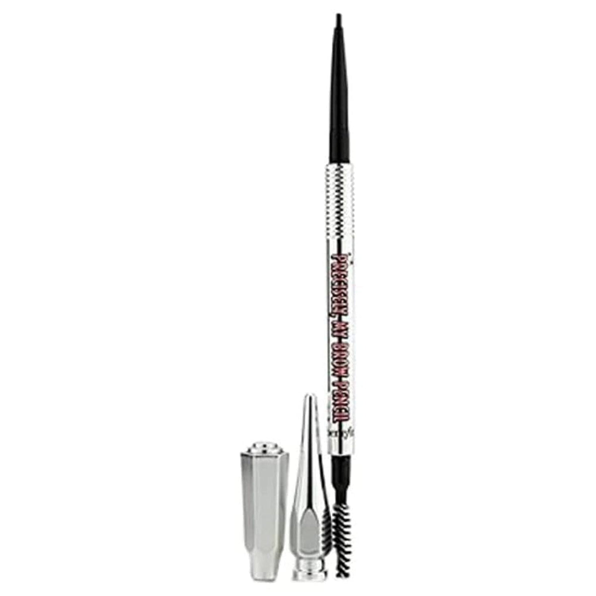 Benefit Precisely My Brow Pencil deep swatch showing natural hair-like strokes