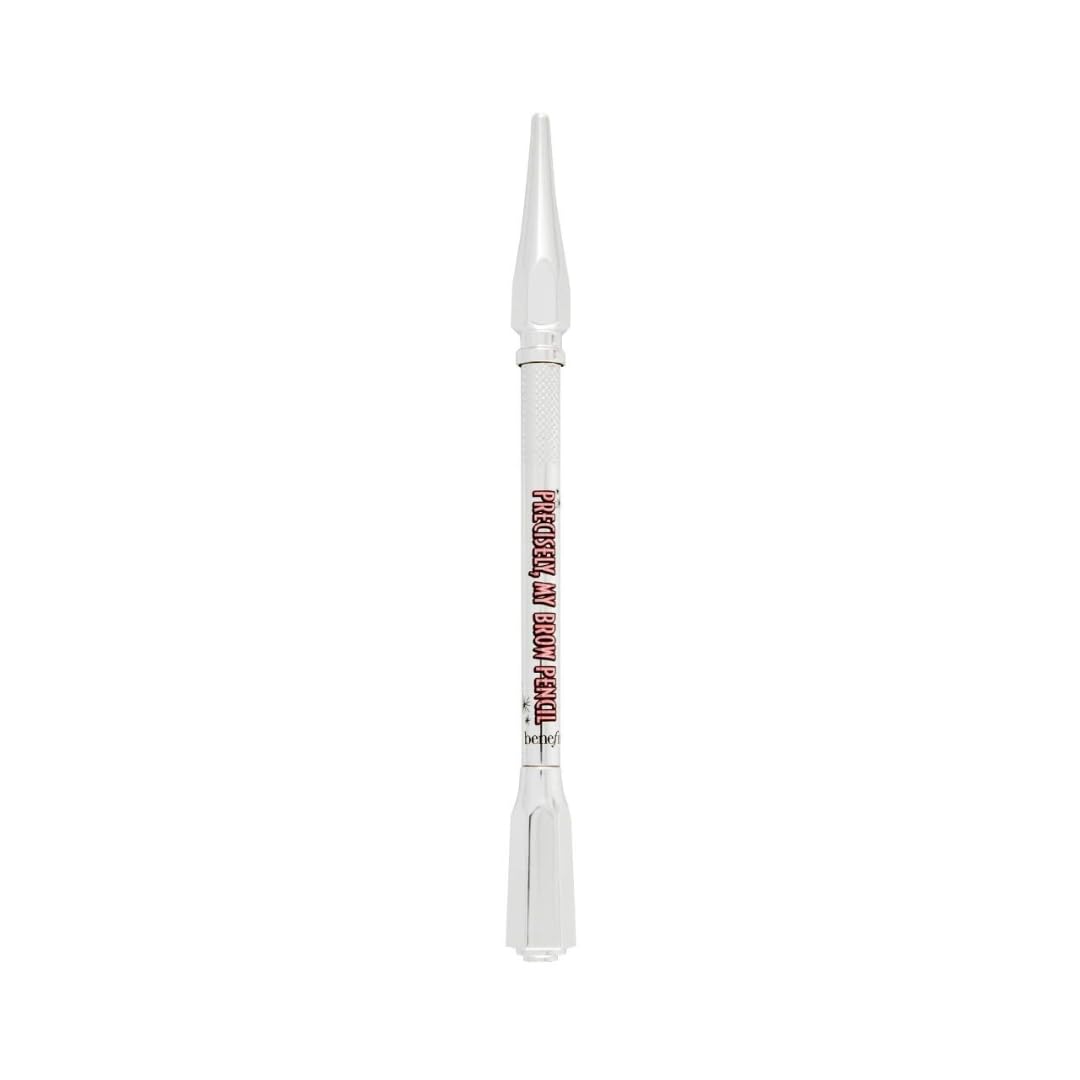Benefit Precisely My Brow Pencil tip close-up showing the ultra-fine point for natural strokes.