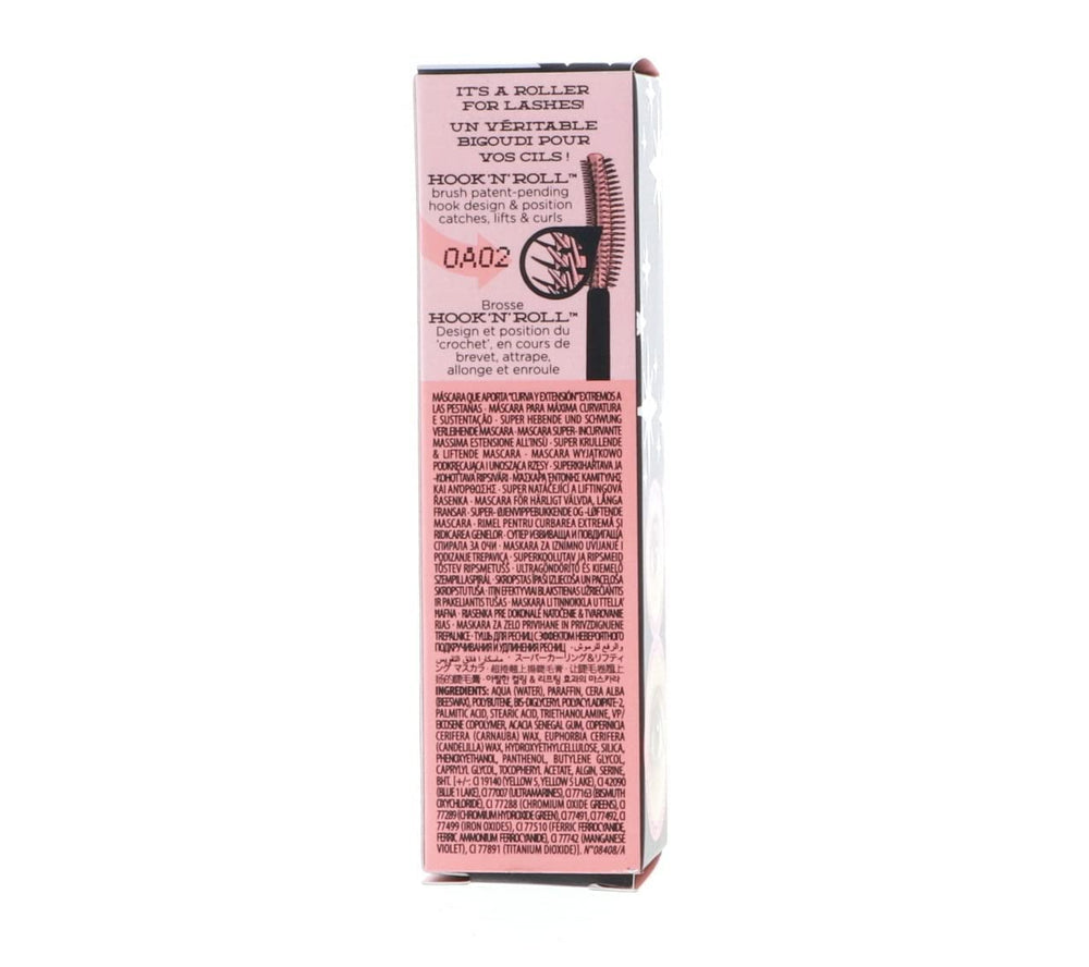 Benefit Roller Lash after application showing lifted, defined lashes.