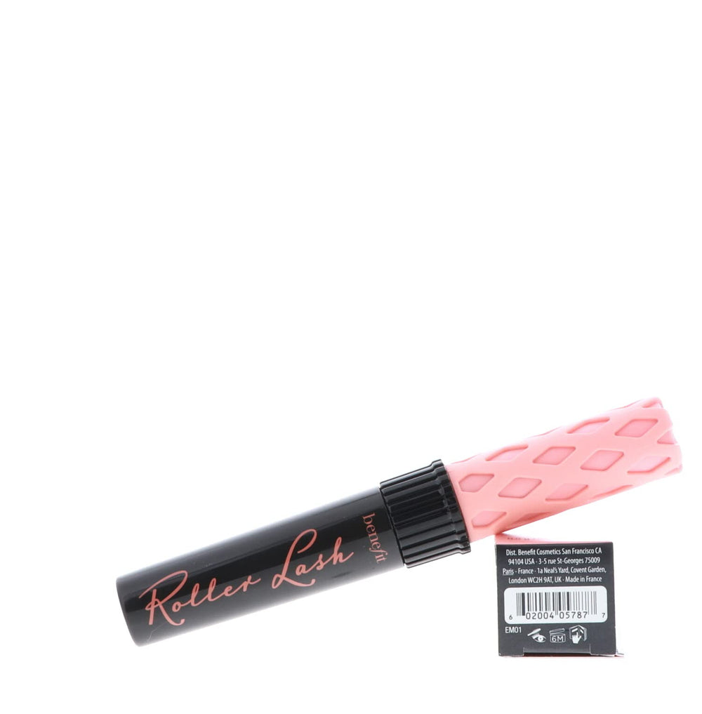 Benefit Roller Lash lashes curled shows visible curl with natural, lightweight feel