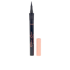 Benefit Roller Liner True Matte Liquid Eyeliner application angle for precise, long-wearing definition.