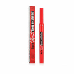 Benefit they're real! xtreme precision waterproof liquid eyeliner bottle shows bold black shade for defined eyes.