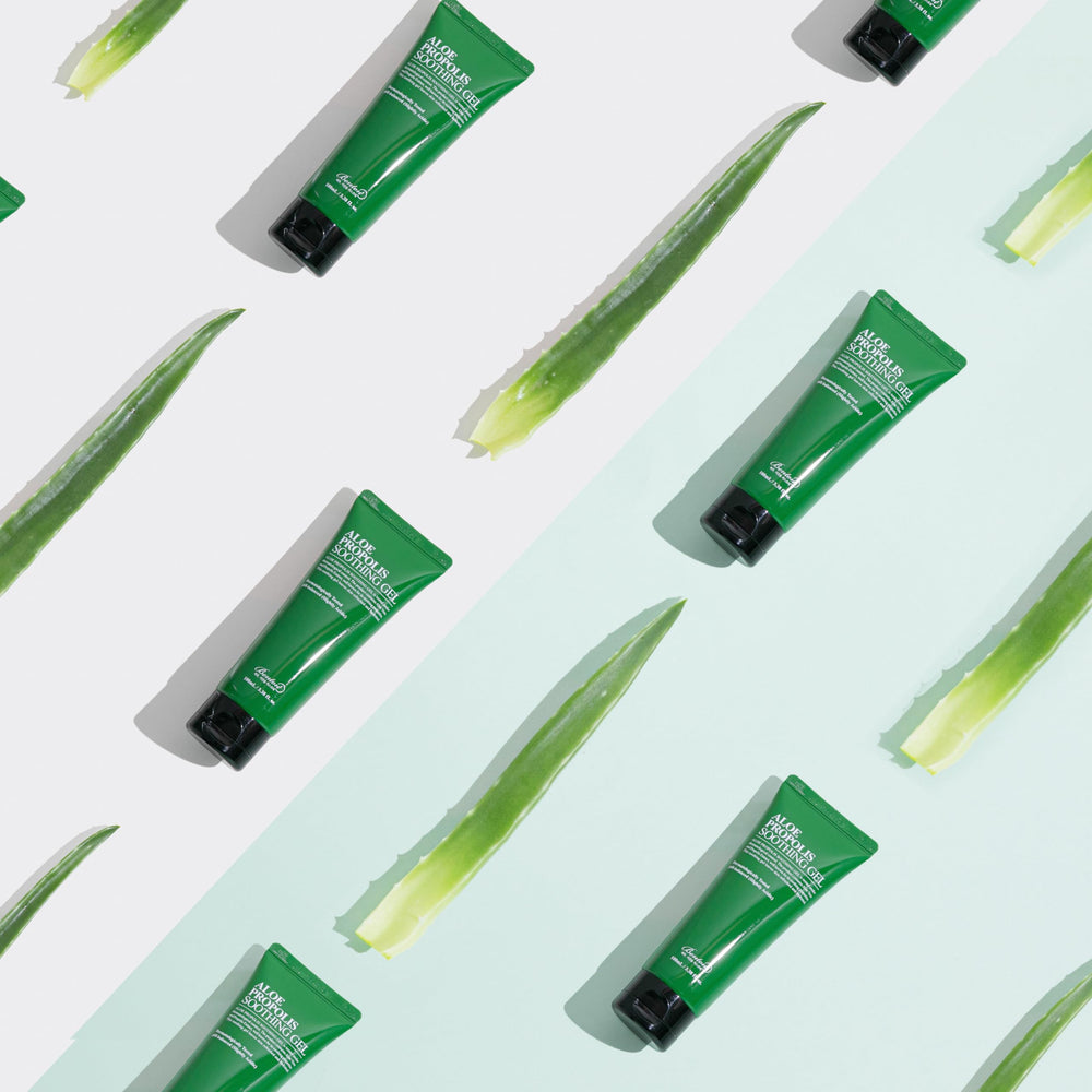 BENTON Aloe Propolis Soothing Gel absorbs quickly with no sticky residue.