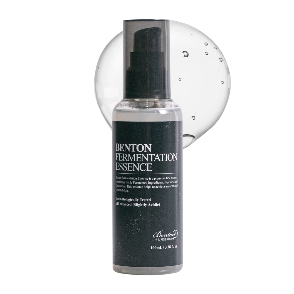 BENTON Fermentation Essence bottle shot for daily hydration and glow.