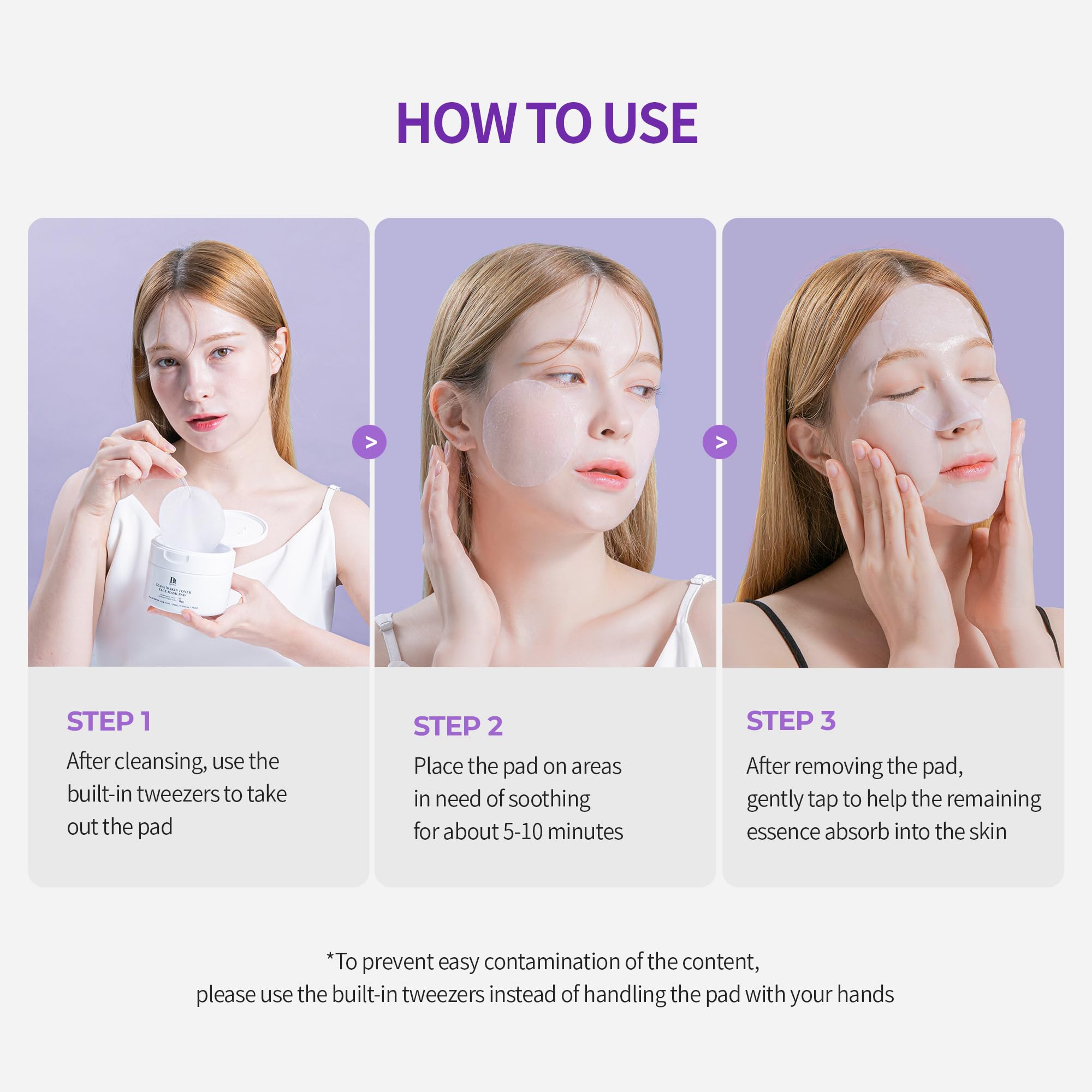 BENTON Guava 70 toner pad sensitive-skin suitable for delicate complexions