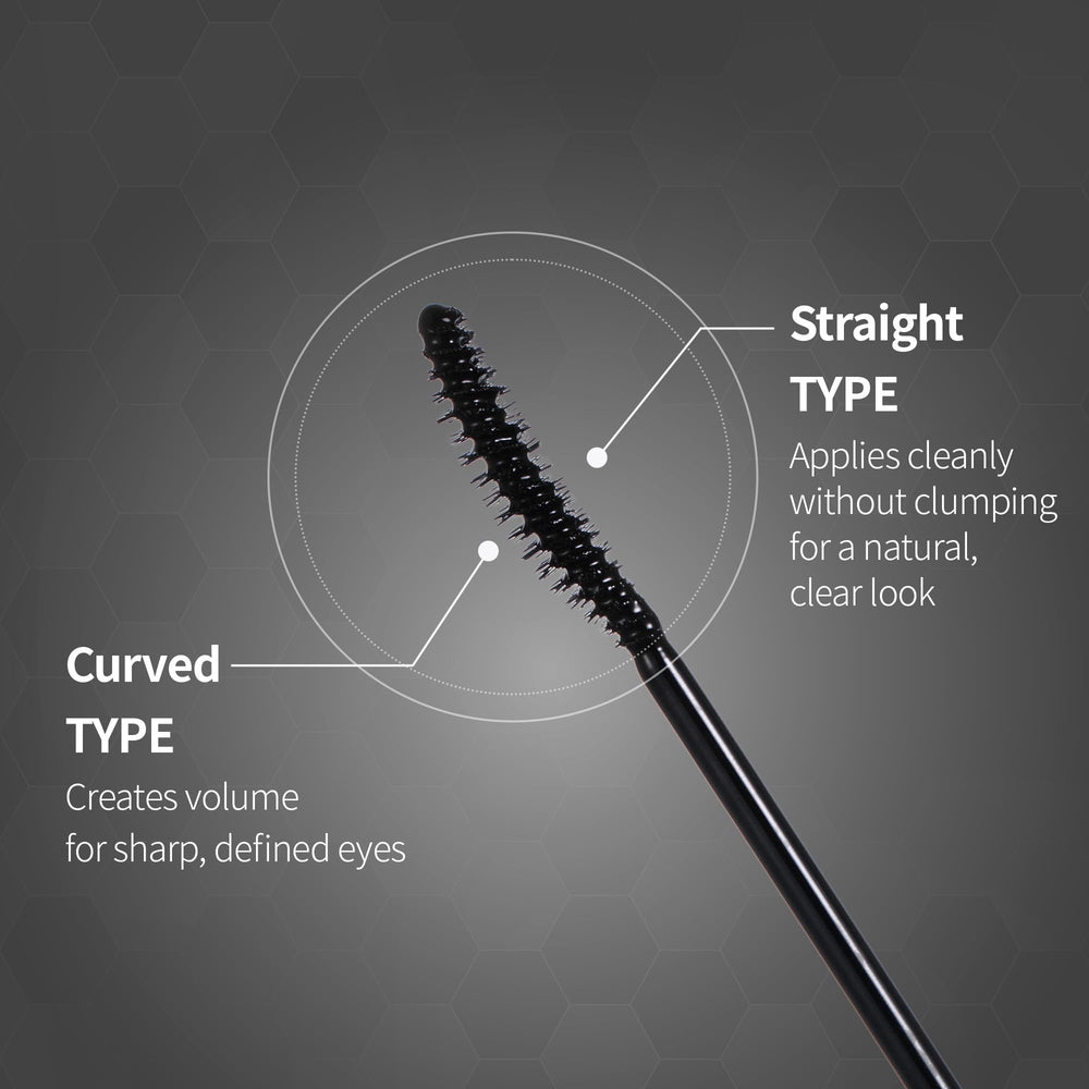 BENTON Honest Black Eyelash Serum ingredients label featuring brewer's yeast and peptides.