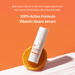 Benton Vitamin C Serum ingredients close-up featuring Adenosine and Glutathione for vitality