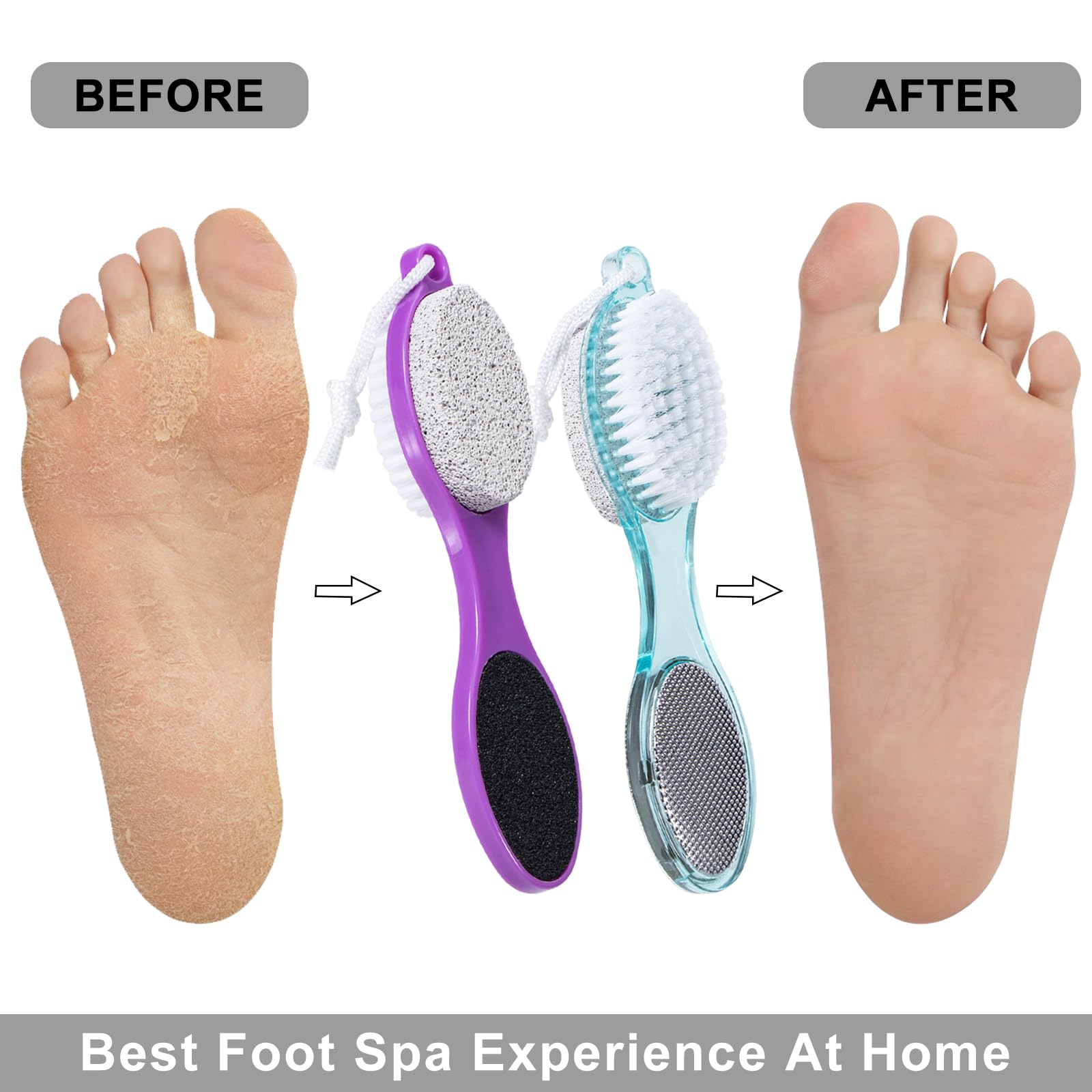 Beomeen versatile foot care tool suitable for heels arches and rough patches.