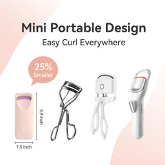 BEOVEA eyelash curler heats up in 8 seconds for fast styling.