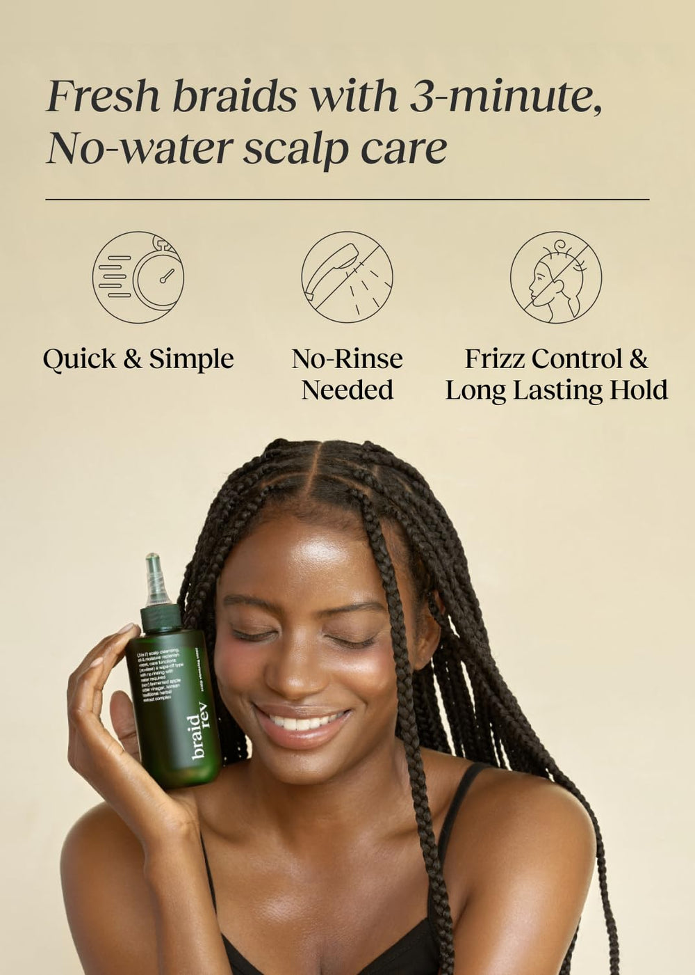Bephor liquid texture in dropper demonstrating lightweight, non-greasy feel