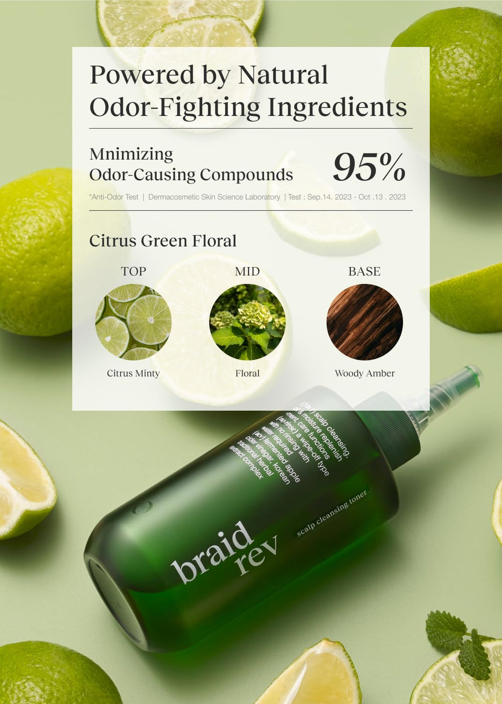 Bephor bottle in hand showing compact 6.76 fl oz travel-friendly size