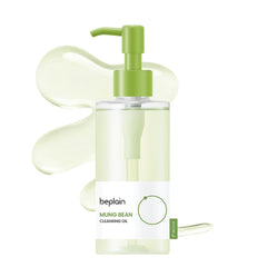 Beplain mung bean cleansing oil bottle pour for gentle makeup removal