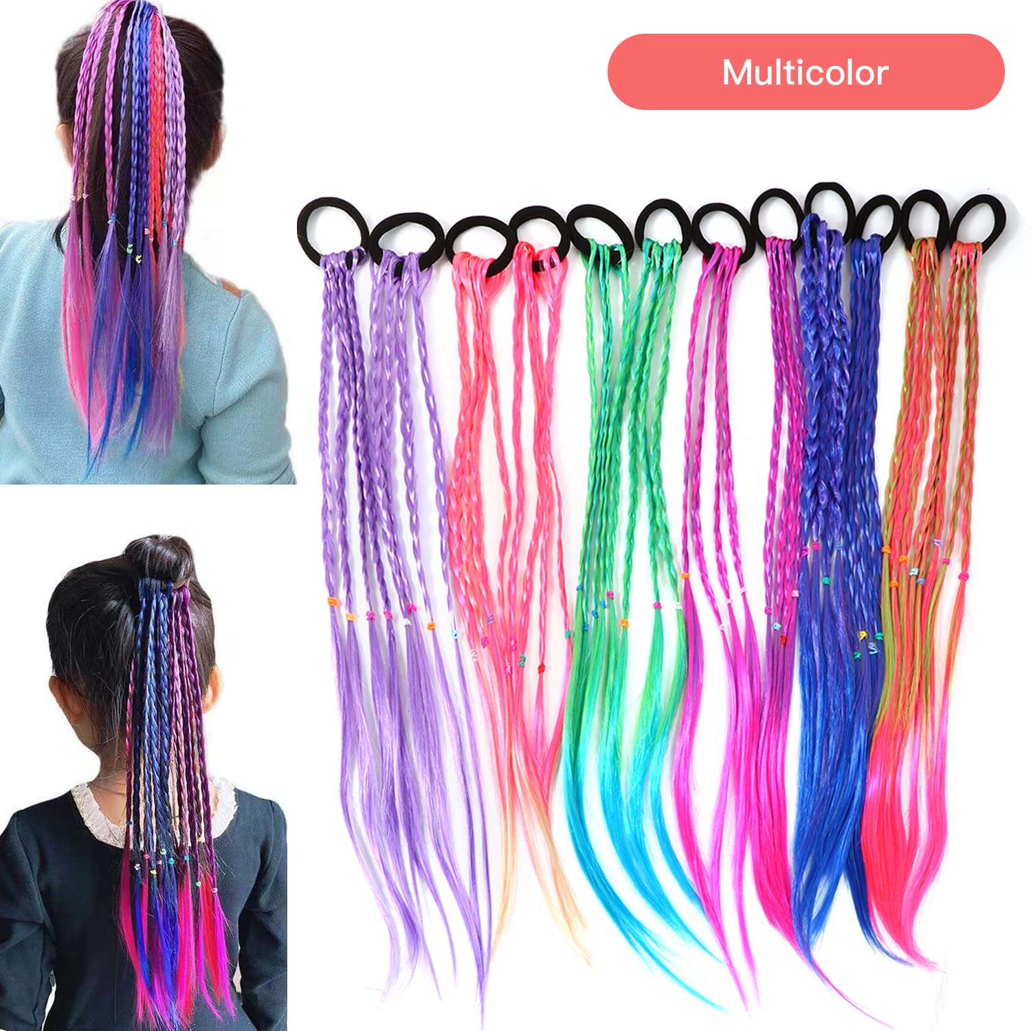 Berchaoki 17-inch ponytail braid length is easy to trim.