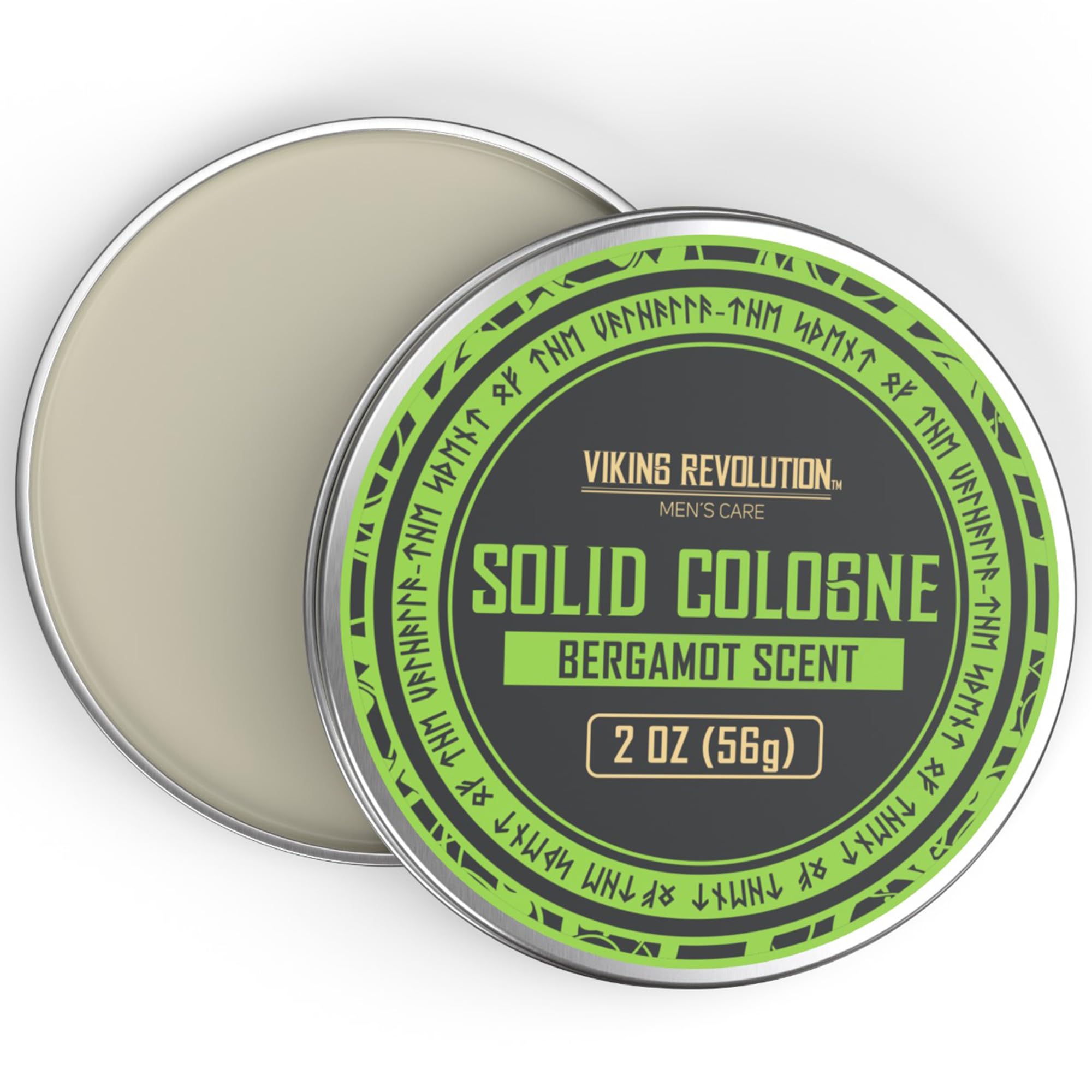 Bergamot solid cologne in use demonstrates quick application and long-lasting aroma.