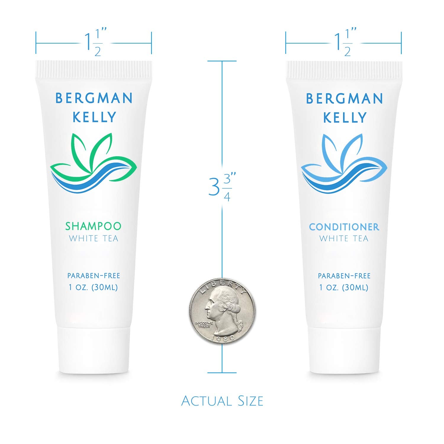 Bergman Kelly foil-sealed tubes ensure hygiene and freshness during stays.