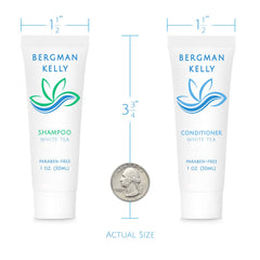 Bergman Kelly foil-sealed tubes ensure hygiene and freshness during stays.