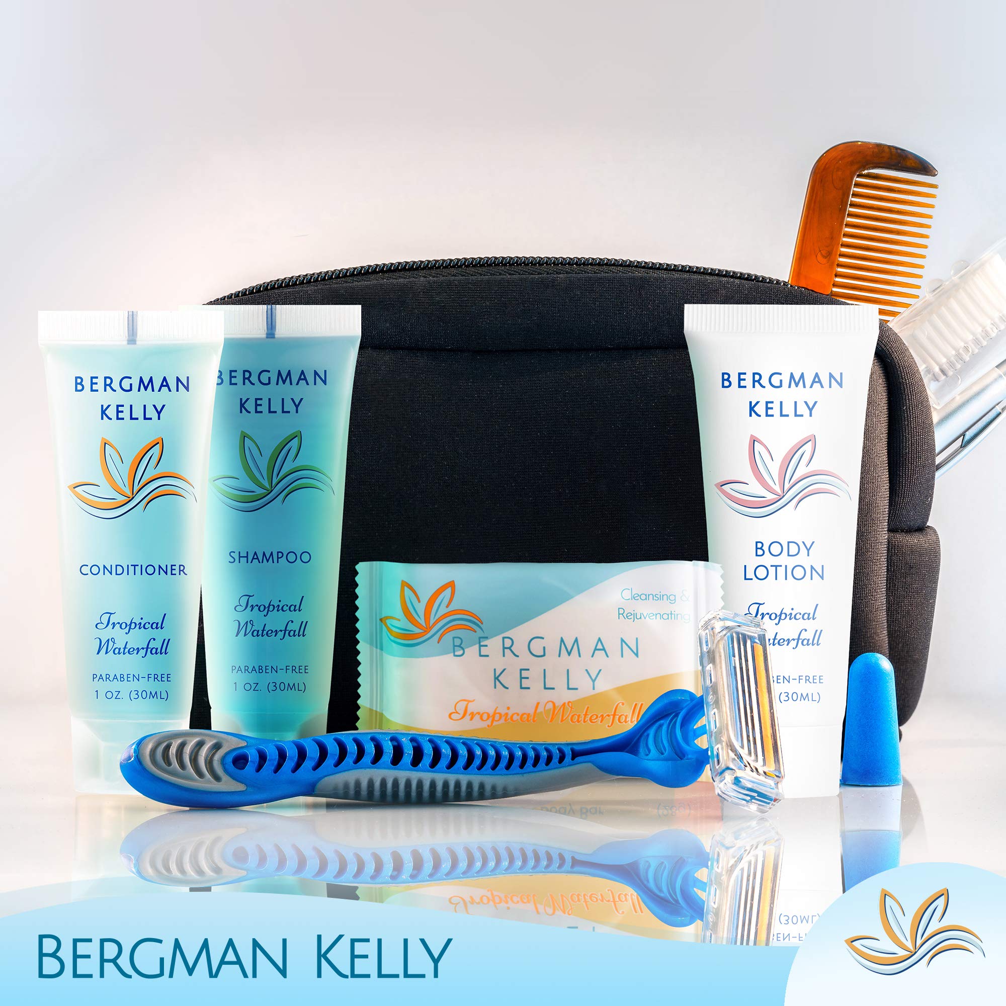 Bergman Kelly hotel bulk display kit: ready-to-ship bulk amenities for hospitality channels.