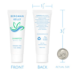 BERGMAN KELLY mini travel-size packaging, ideal for compact guest amenities