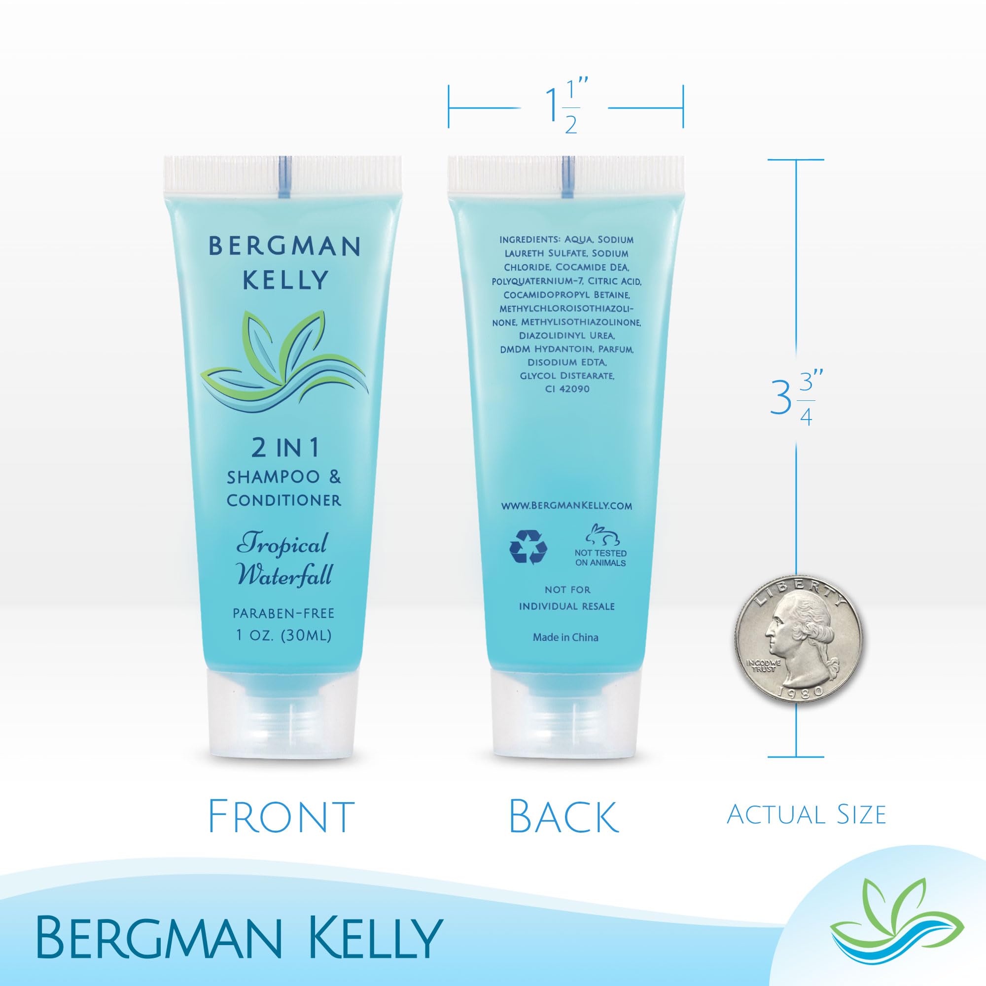 Bergman Kelly tropical waterfall scent delivers a refreshing wake-up feel for guests.
