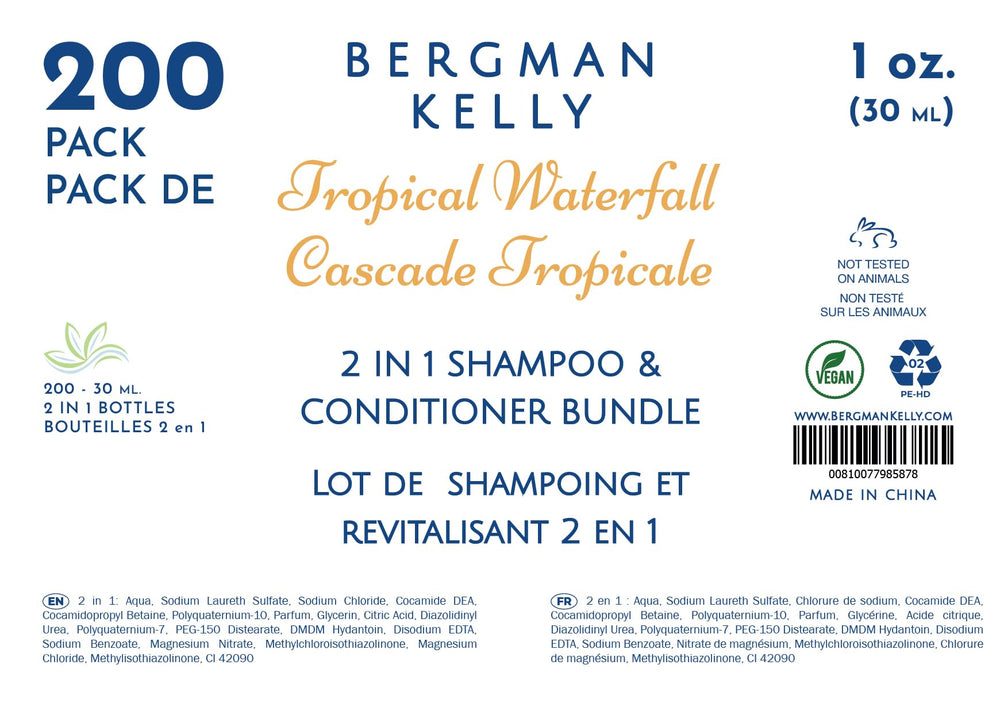 Bergman Kelly TSA-approved 1oz bottles fit carry-on bags for business trips.