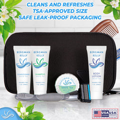 BERGMAN KELLY white-tea scented lotion demonstrates refreshing skin ritual