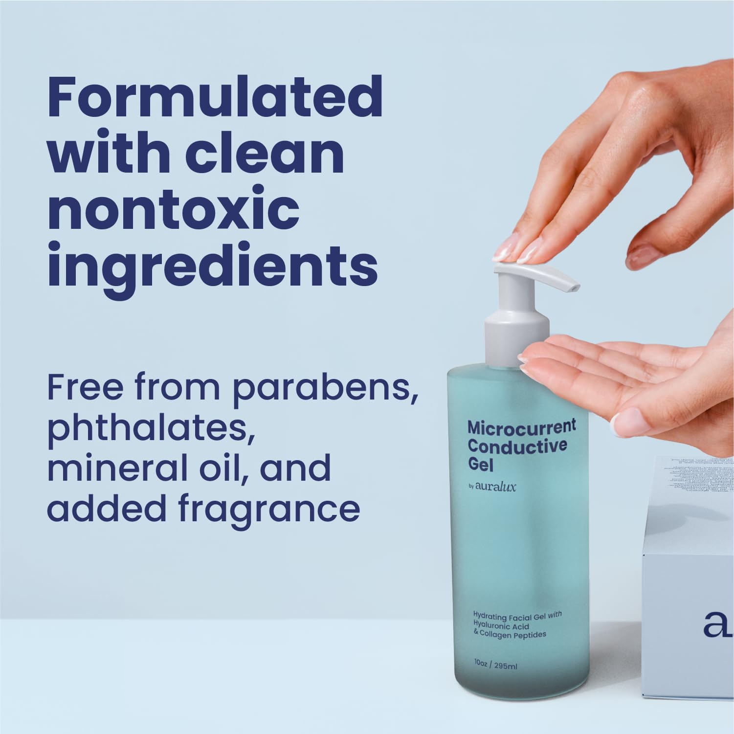 Berkland Auralux 24-hour hydration barrier graphic.