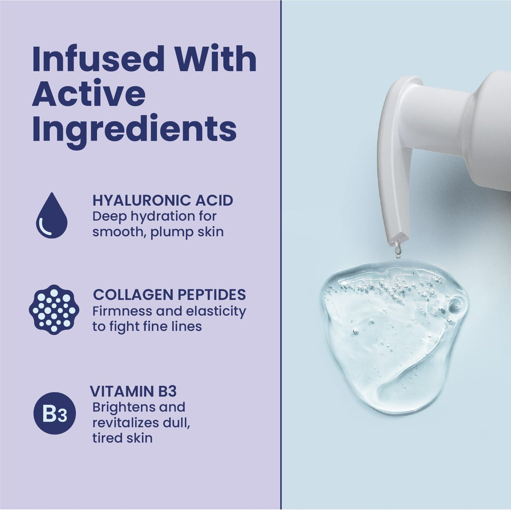 Berkland Auralux gel applied to face and neck for even glide during treatment.