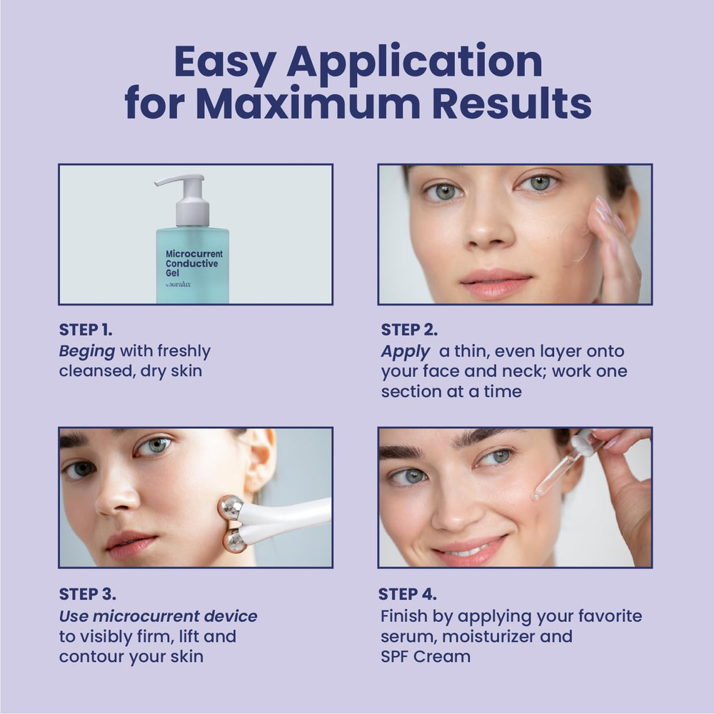 Berkland Auralux gel with electrodes illustrating enhanced conductivity during sessions.