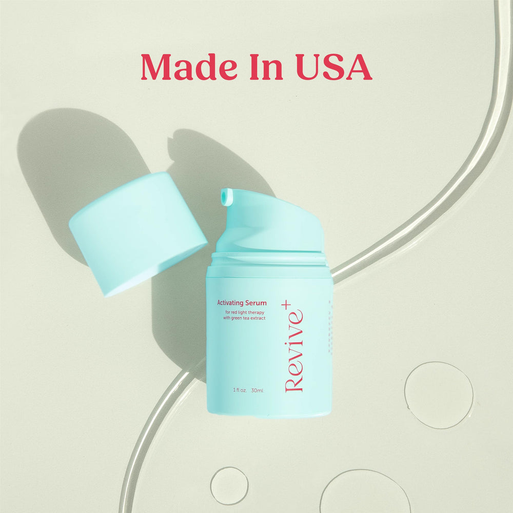 Berkland Green Tea Serum bottle highlighting its natural composition.