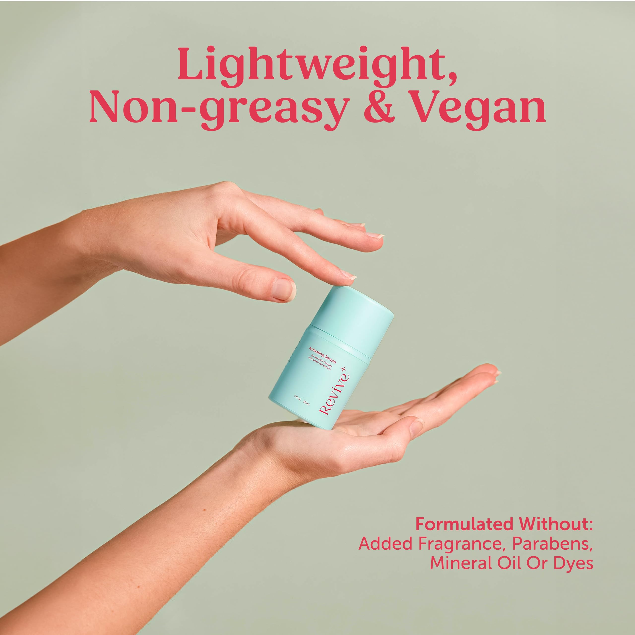 Berkland Serum on smooth skin demonstrating hydration results.