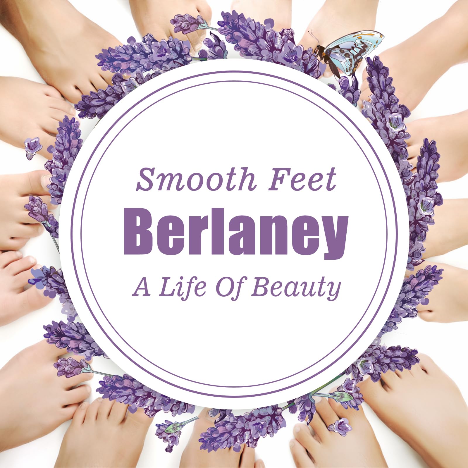 Berlaney Foot Peel Mask removes dead skin from the sole for smoother texture