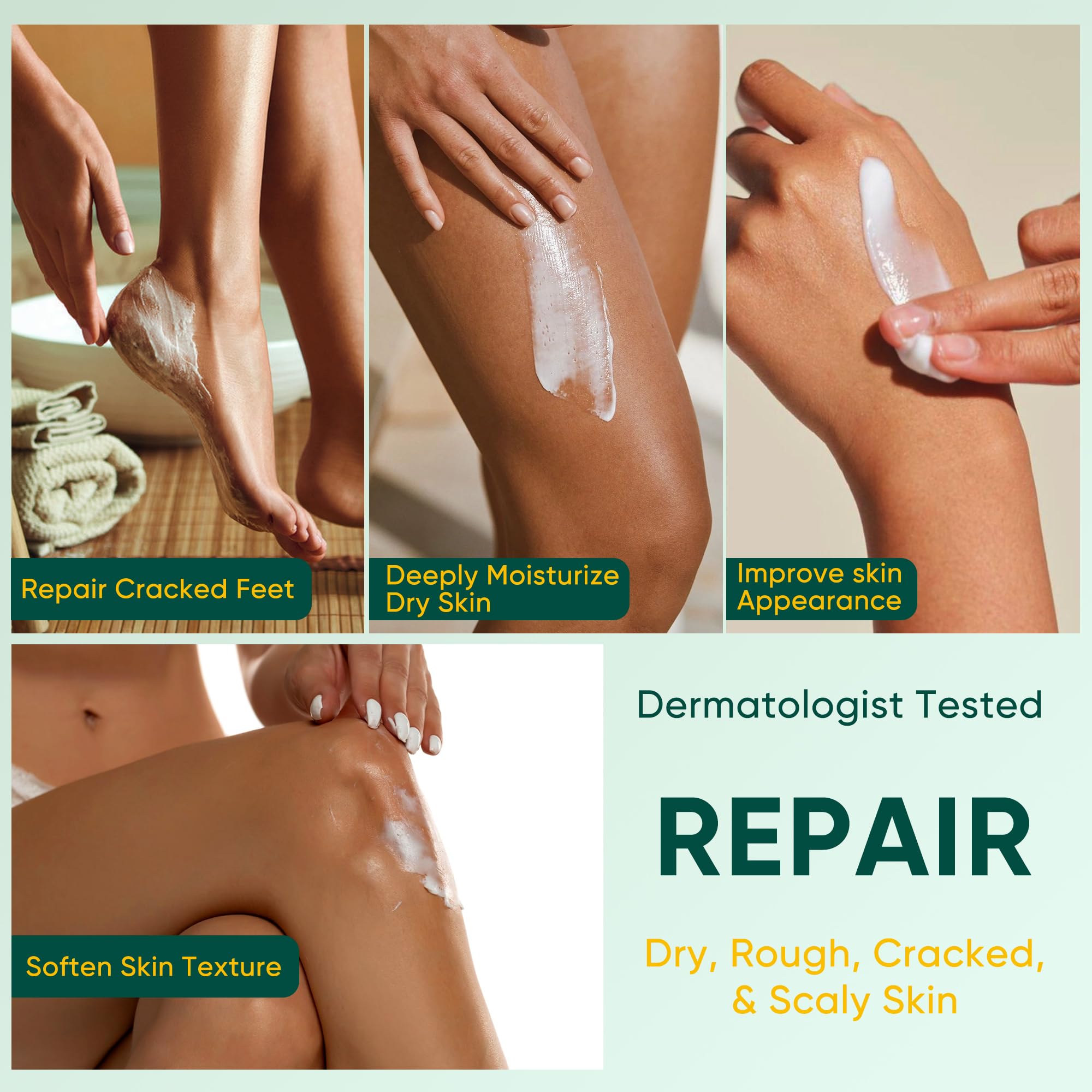 Berlaney Urea Cream hydrates with hyaluronic acid and ceramides for moisture balance
