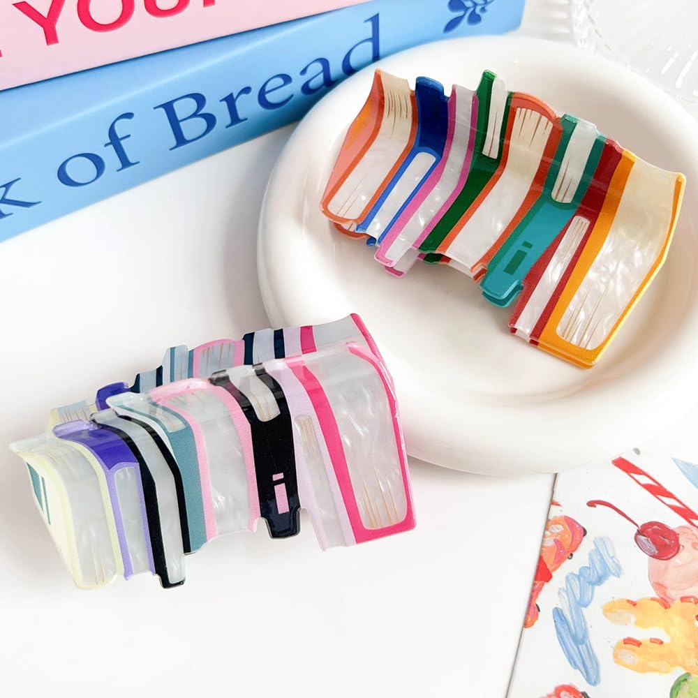 Besaleck teacher-style accessory closeup highlights cute, stylish hair solution